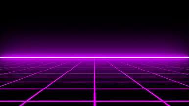 紫色发光舞台镜头线条方块规则变换动效素材视频的预览图
